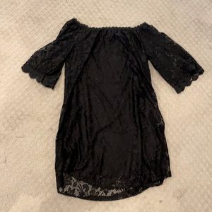 NEW WITH TAGS Lack Lace Off the Shoulder Dress